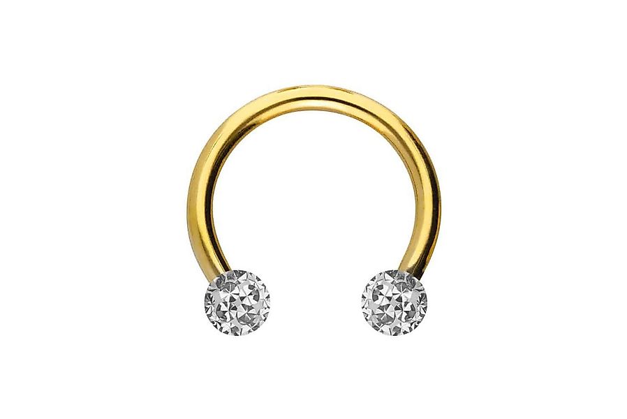 PIERCINGLINE Nasenpiercing Titan Hufeisenring EPOXY-KUGELN (Hufeisen-Ringe, günstig online kaufen