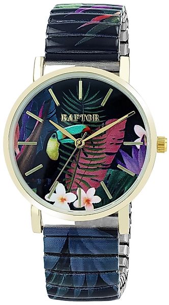 Raptor Quarzuhr Colorful Edition mit Edelstahlzugarmband, günstig online kaufen