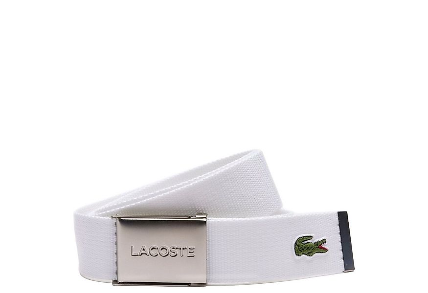 Lacoste Ledergürtel L.12.12 Concept - Gürtel 4 cm (white, 130 cm) günstig online kaufen