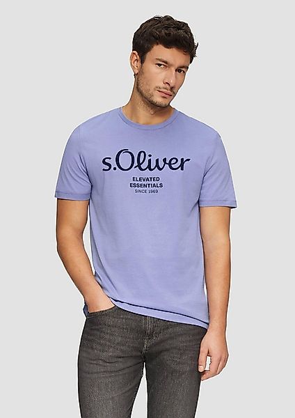 s.Oliver Kurzarmshirt T-Shirt T-Shirt mit Logo-Print günstig online kaufen