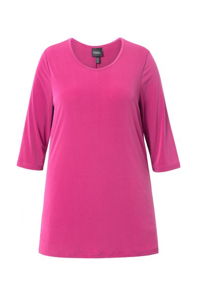 Ulla Popken Longshirt Longshirt Rundhalsausschnitt 3/4-Arm günstig online kaufen