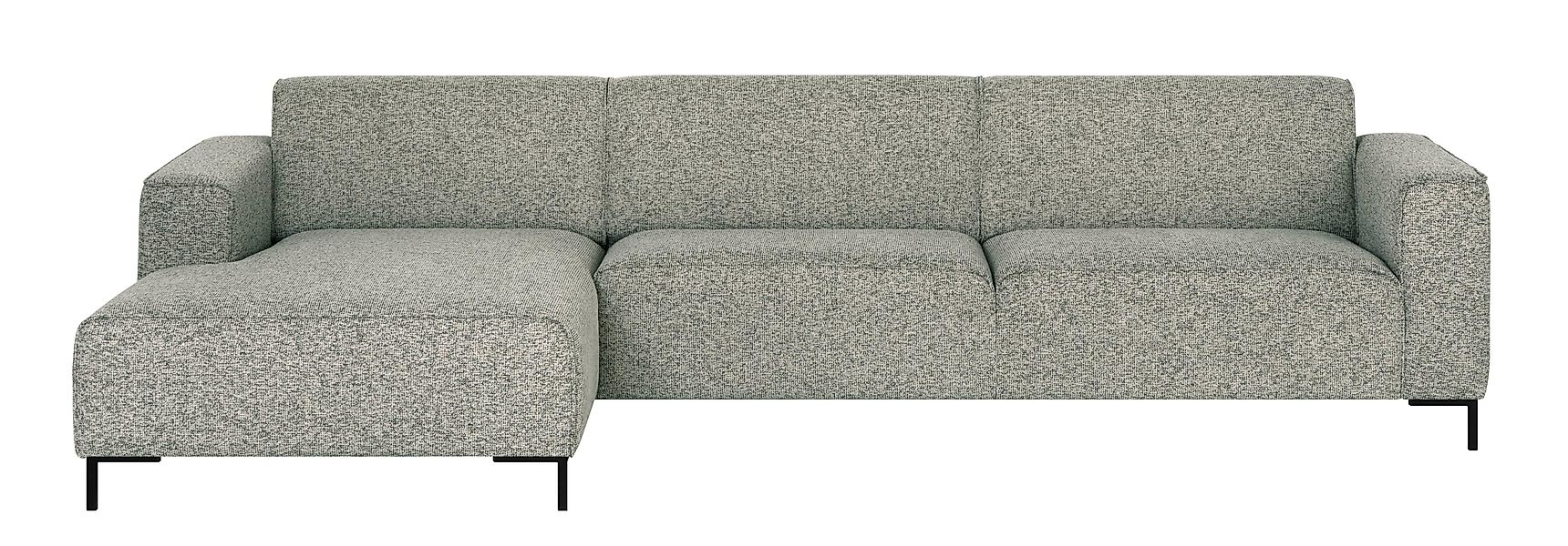 NADUVI Collection | Ecksofa Gionni links 3-Sitzer Chenille günstig online kaufen