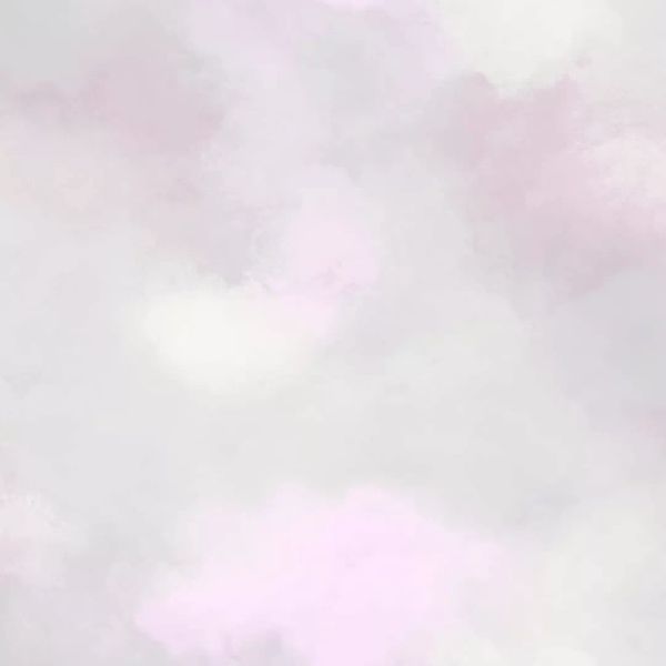 Good Vibes Tapete Paint Clouds Rosa Und Grau günstig online kaufen