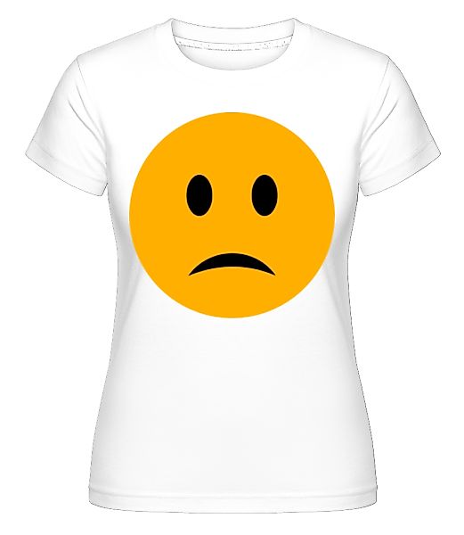 Sad Smiley · Shirtinator Frauen T-Shirt günstig online kaufen