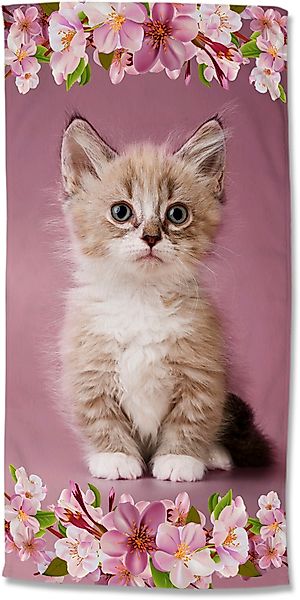 good morning Strandtuch "Look" Mikrofaser, 75x150, Schnelltrocknend, Kind, günstig online kaufen