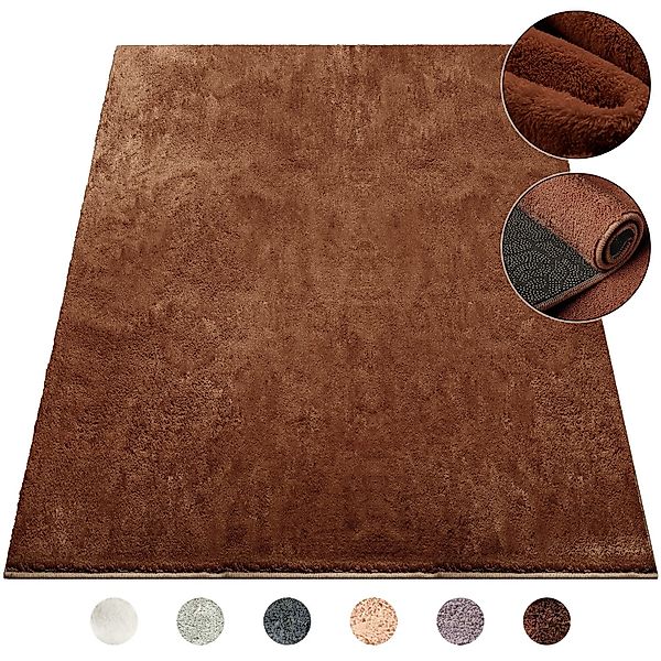 Simloveve Teppich Kuscheliger Kurzflor Teppich, Rechteckig, günstig online kaufen