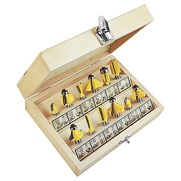LUX-TOOLS Fräser-Set 12-teilig günstig online kaufen
