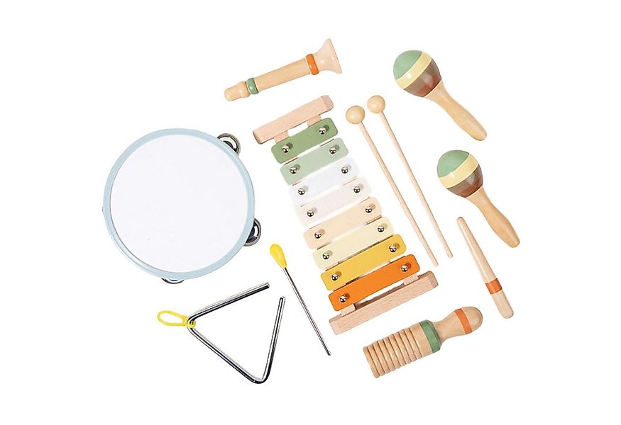 MODFU Spielzeug-Musikinstrument 6-teilig Kinder Rhythmus-Instrumente Set Le günstig online kaufen