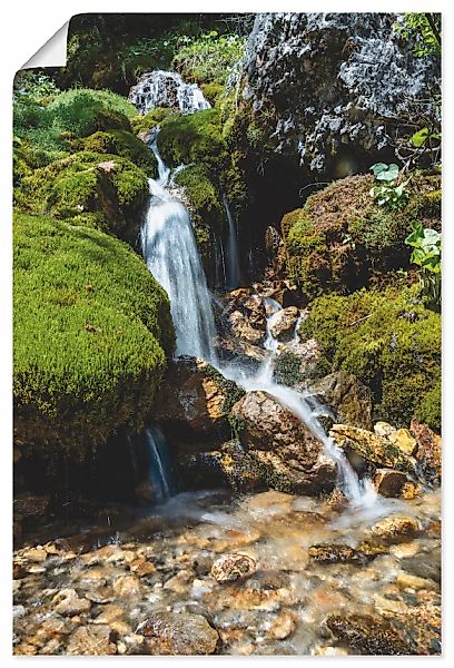 Artland Wandbild »Kleiner Wasserfall in den Bergen« Gewässer 1 Stk. tlg. al günstig online kaufen