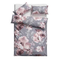 Home affaire Bettwäsche "MELINA" 2 Stk. tlg. florale Bettwäsche mit Reißver günstig online kaufen