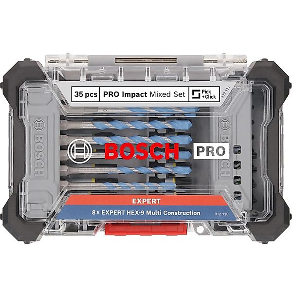 Bosch Schrauber-Bit & Multi-Bohrer Set Pro Impact Mixed 35-teilig günstig online kaufen