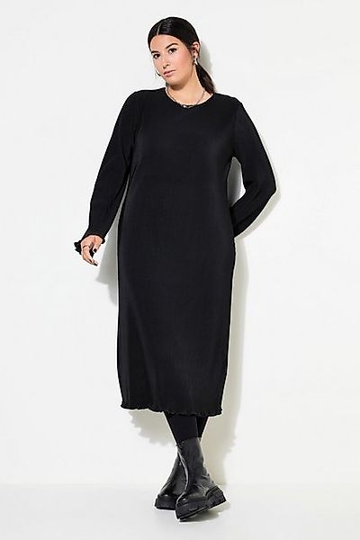 Studio Untold Jerseykleid Plissee-Midikleid Slim Shape Langarm günstig online kaufen