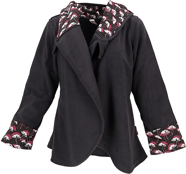 Guru-Shop Langjacke Fleece Cape Wickeljacke - günstig online kaufen