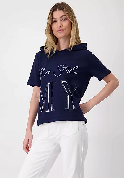 Monari Sweatshirt "Sweatshirt Schmuckschrift", mit Kapuze günstig online kaufen