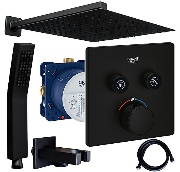 Grohe und Jowi Duscharmatur SmartControl Unterputz Thermostat, Schwarz, Reg günstig online kaufen
