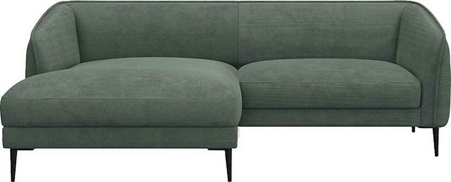 FLEXLUX Ecksofa "Belle Designsofa, bequem durch Kaltschaum im Sitz, OTTOs C günstig online kaufen