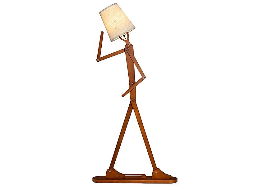 COSTWAY Stehlampe, humanoide Eckleuchte mit verstellbaren Gelenken günstig online kaufen