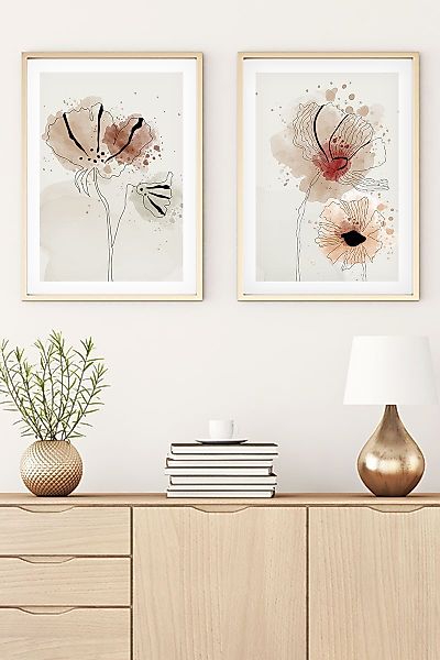 Wallity Leinwandbild Painting: 100% MDF (Thickness: günstig online kaufen