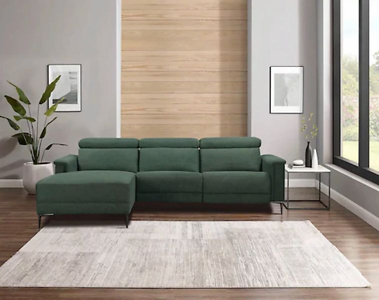 Places of Style Ecksofa Lund, mit man. o. elektr. Relaxfunktion und USB/ Ko günstig online kaufen