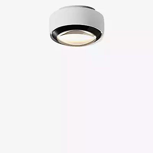 Occhio Più Alto V Volt S40 Deckenleuchte LED, Kopf weiß matt/Baldachin weiß günstig online kaufen