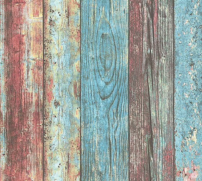 living walls Vinyltapete Pop Up Panel 3D, strukturiert, Holz, gestreift, re günstig online kaufen