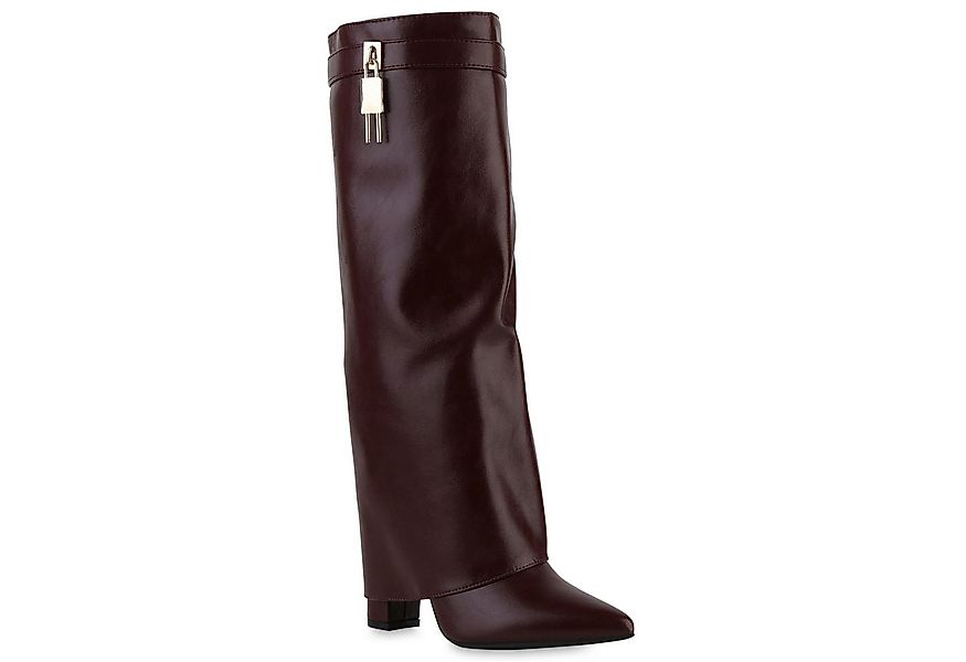 VAN HILL 841803 Stiefel Damen Gefütterte Klassische Stiefel Spitze Schnalle günstig online kaufen