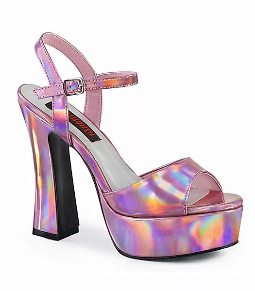 Plateau Sandalette DOLLY-09 - Pink Hologramm (Schuhgröße: EUR 38) günstig online kaufen