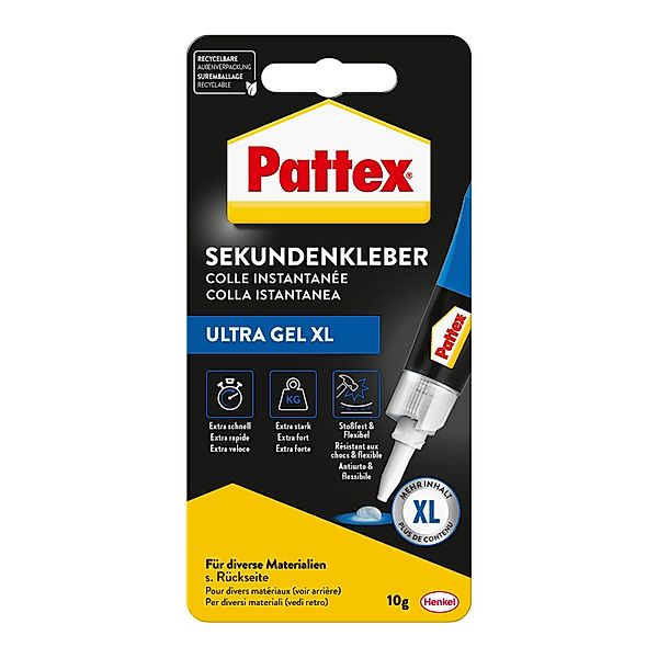 Pattex Bastelkleber Pattex Sekundenkleber Ultra Gel günstig online kaufen
