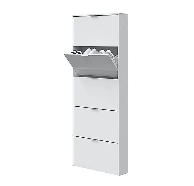 freiraum Schuhkipper Shoe Cabinet, in weiß glänzend - 70x180x17 (BxHxT) günstig online kaufen