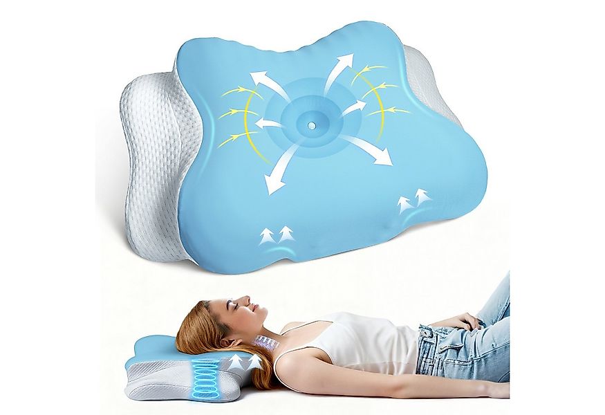 ANYSUN Nackenstützkissen Schlafkissen, Ergonomisches Orthopädisches Kissen, günstig online kaufen