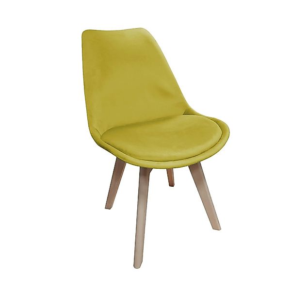HTI-Living Esszimmerstuhl Design Stuhl Atlanta Gelb günstig online kaufen
