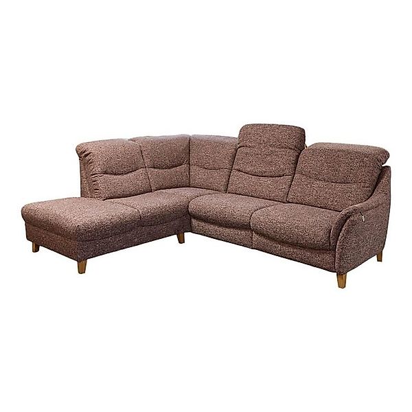 Activineo Ecksofa Polstergarnitur Gavi Bezug Stoff Toronto 7 Brombeer Füße günstig online kaufen