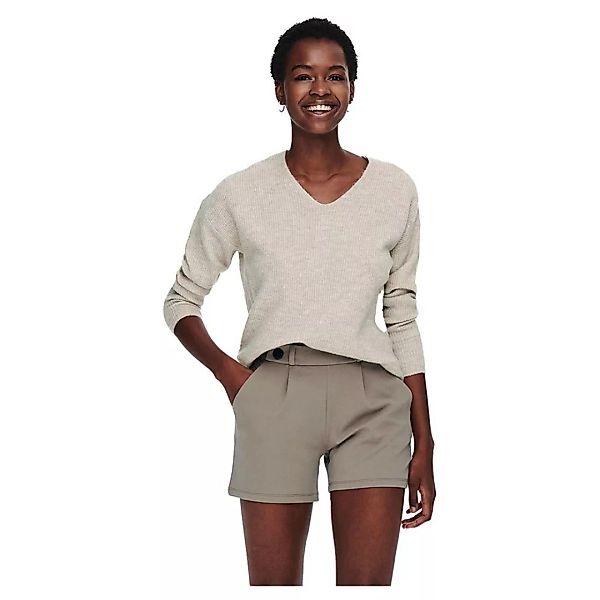 ONLY Strickpullover Warmer Strickpullover Stretch V-Ausschnitt Sweater ONLC günstig online kaufen