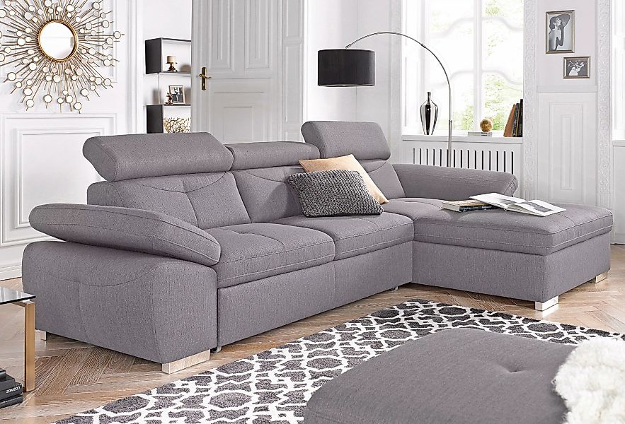 exxpo - sofa fashion Ecksofa "Spring, super bequem und komfortabel mit Armt günstig online kaufen