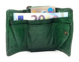 Hill Burry Mini Geldbörse kleines Waschleder günstig online kaufen