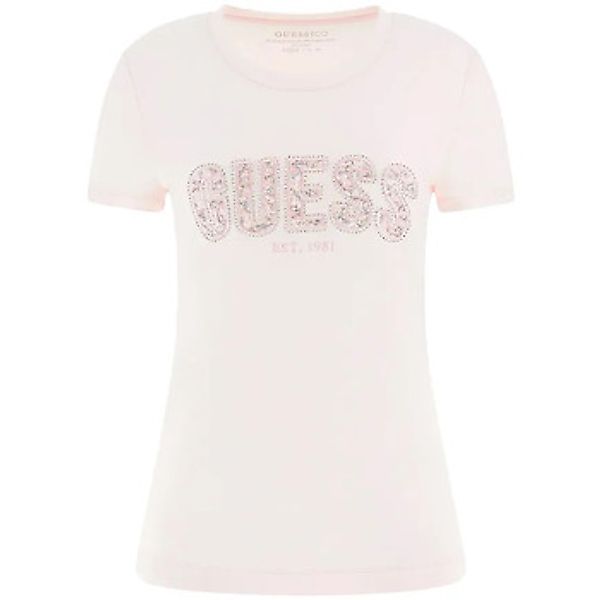 Guess T-Shirt T-Shirt LOGO LACE Kurzarmshirt günstig online kaufen