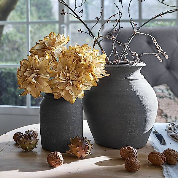 Kunstblume Deko-Blume 4er Set Cappellina gelb/grün, günstig online kaufen