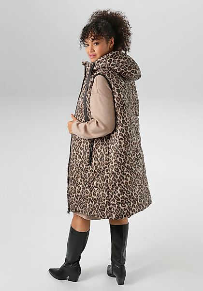 Aniston PLUS Steppweste, im aktuellen Leoprint - NEUE KOLLEKTION günstig online kaufen