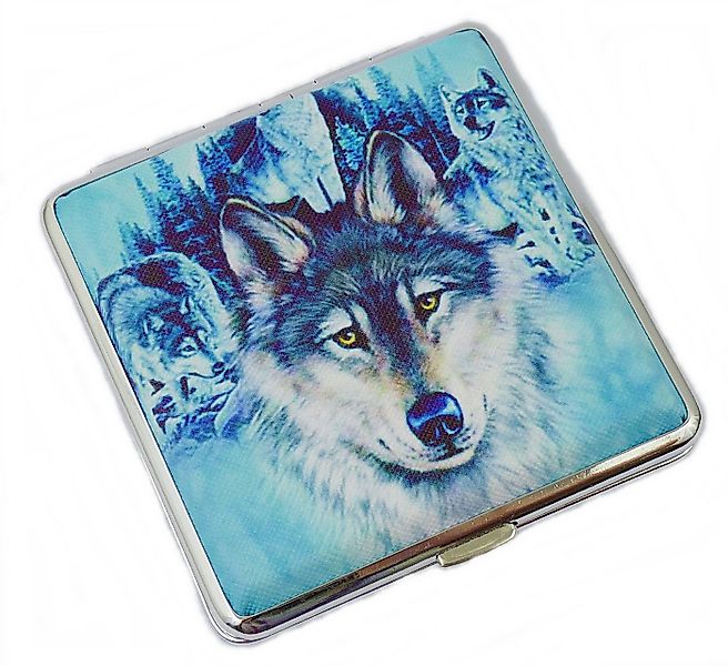Westernlifestyle Aufbewahrungsbox Zigarettenetui Wolf Adler günstig online kaufen