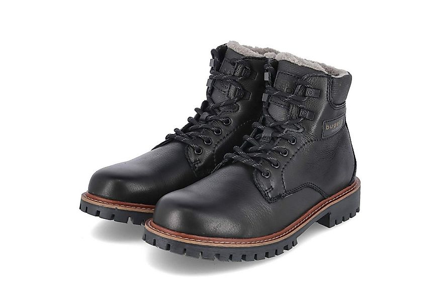 bugatti Bugatti 321AUH501000-1000 Herren Leder & Textil schwarz Schnürstief günstig online kaufen