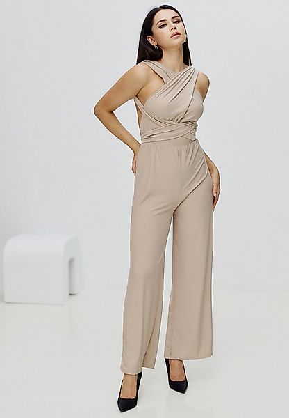 Worldclassca Jumpsuit Worldclassca Jumpsuit Backless Overall mit Gürtel Ärm günstig online kaufen