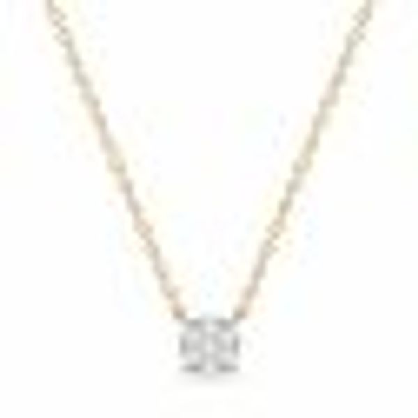 Halskette 585 Gelbgold mit im Labor gezüchtetem Diamanten günstig online kaufen