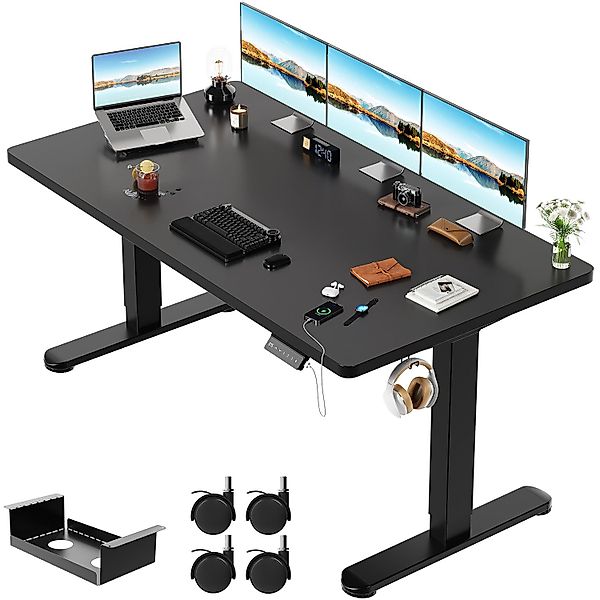 HOMALL Schreibtisch Höhenverstellbarer Elektrisch mit 25mm günstig online kaufen