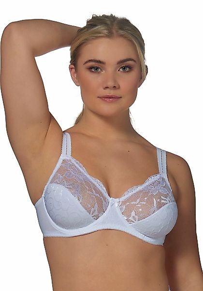 Elbrina "EMBROIDERY" breite Träger, ohne Schale, mit Bügel, mit Spitze, fem günstig online kaufen