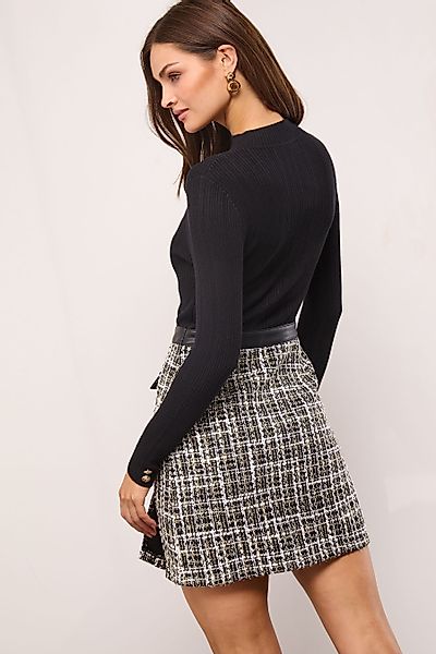 LIPSY 2-in-1-Kleid Lipsy 2-in-1 Mini-Strickkleid, Regular günstig online kaufen