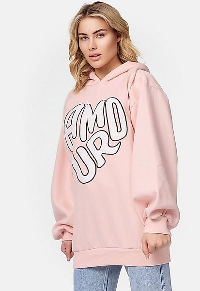 Worldclassca Hoodie Worldclassca Oversized Hoodie "AMOUR" Kapuzenpullover S günstig online kaufen