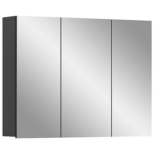 freiraum Badezimmerspiegelschrank in Grau - 80x60x15cm (BxHxT) günstig online kaufen