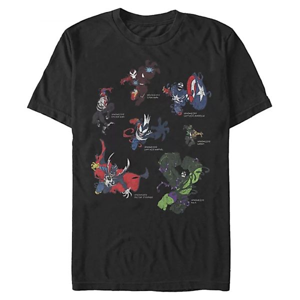 Marvel - Gruppe Venomized Heros - Männer T-Shirt günstig online kaufen