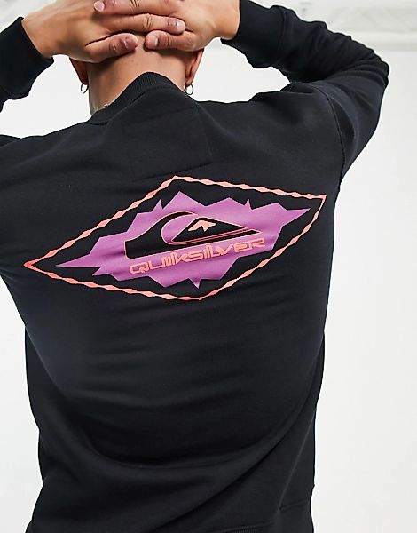 Quiksilver – Yard Rock Moon – Langärmliges Shirt in Schwarz günstig online kaufen