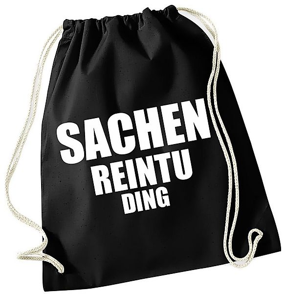 coole-fun-t-shirts Beuteltasche SACHEN REINTU DING Beutel Sack Tasche Turnb günstig online kaufen